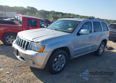 2008 Jeep Grand Cherokee Overland z USA, uszkodzony, nr VIN 1J8HR68M68C242958